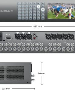 Alternative view of ATEM 4M/E Broadcast studio 4K Melangeur video BLACKMAGIC