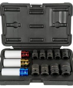 12 DOUILLES A CHOC DE 1/2″ 6 PANS  REF: 52343 – Spéciales Extraction de Roues