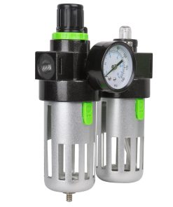 Alternative view of FILTRE, RÉGULATEUR D’AIR ET LUBRIFIANT 1/4″ REF: 53066 – Performance et Protection Optimales