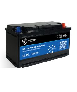 Batterie ultimatron uls-12-150 lithium 150ah 12v lifepo4 sous le siège-bluetooth-bms-ultimatron