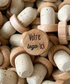 Alternative view of Bouchon liège gravé