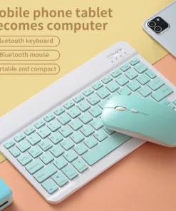 Ensemble Clavier et Souris Sans Fil Bluetooth Ultra-Fin 2.4GHz