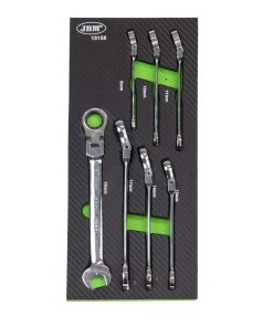 MODULE DE 7 CLÉS COMBINÉES À CLIQUET PIVOTANT REF: 15158