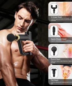 Alternative view of Mini Pistolet de Massage Musculaire Sans Fil Fascia Gun