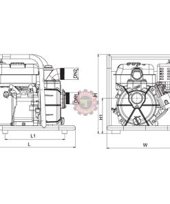 Alternative view of Pompe à moteur thermique à essence LGP-A LEO