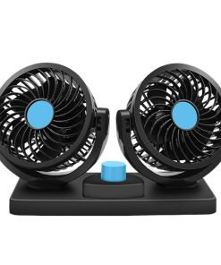 Alternative view of Double Ventilateur électrique pour voiture 2 vitesses rotatif à 360 degrés