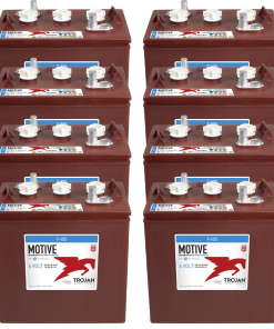 Batterie trojan T105 6v 225ah lot de 8 batteries