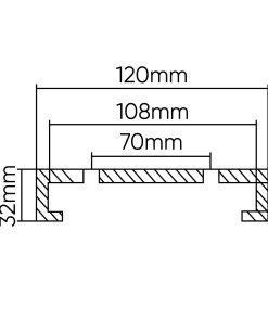 Alternative view of TAMPON DE LEVAGE EN CAOUTCHOUC ROND 120 MM REF: 54364