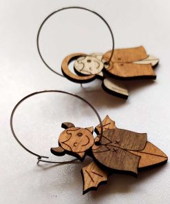 Alternative view of Boucles d&rsquo;oreilles Ange et Démon