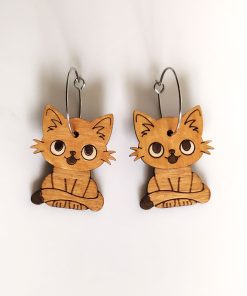 Boucles d&rsquo;oreilles chat