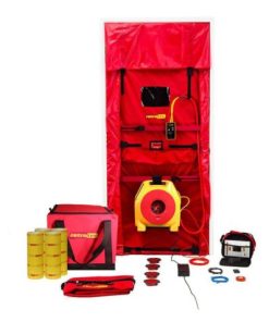 Porte soufflante Retrotec INCENDIE EU300XF avec jauge DM32X