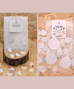 Alternative view of Confettis en papier ensemencé x 100