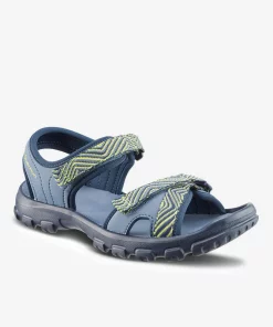 Sandales De Randonnée Enfant Mh100 Tw Bleues Et Jaunes – 32 Au 37 – Disponible à Kinshasa