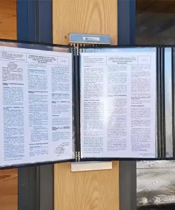 Alternative view of Porte documents pivotant mural