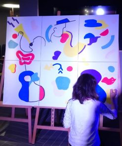 Alternative view of Création d&rsquo;une fresque collective ensemble !