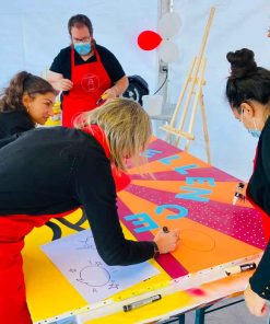 Création d&rsquo;une fresque collective ensemble !